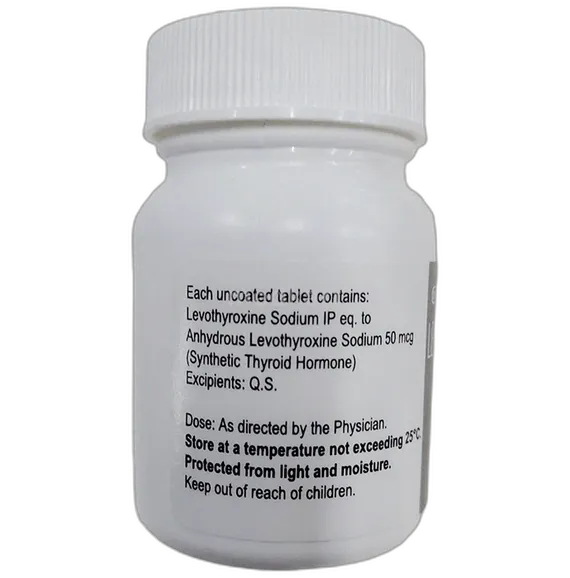 lethyrox 50mcg tablet 120's